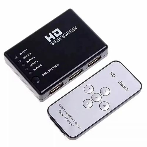 Мини HDMI превключвател 5в1, Модел KD301, С дистанционно управление