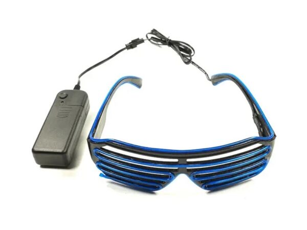Парти очила, Модел LED-03, Мигащи, Неонови, 3 режима