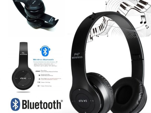Безжични блутут слушалки P47 5.0+EDR, Stereo headphones, FM, MP3, микрофон, Micro SD