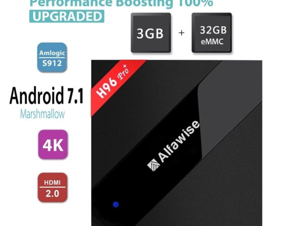 TV Box H96 Pro+, 3GB RAM, 32G ROM, процесор Amlogic S912