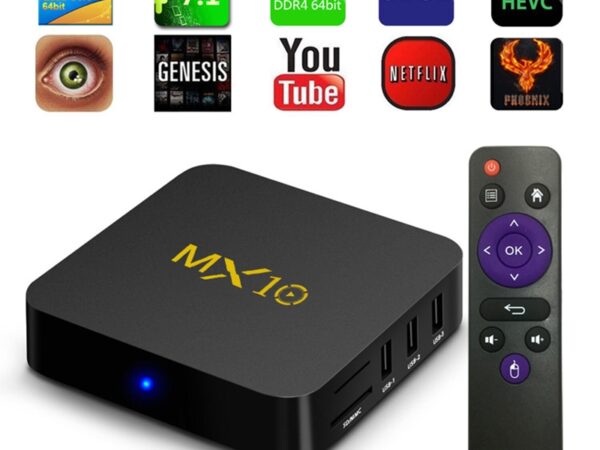 TV Box MX10 с 4GB RAM и 32G ROM Android 7.1.2 и процесор RK3328