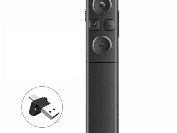 Лазерна безжична показалка за презентации и лекции 1Tech Lg-12, Кликер, 2 в 1