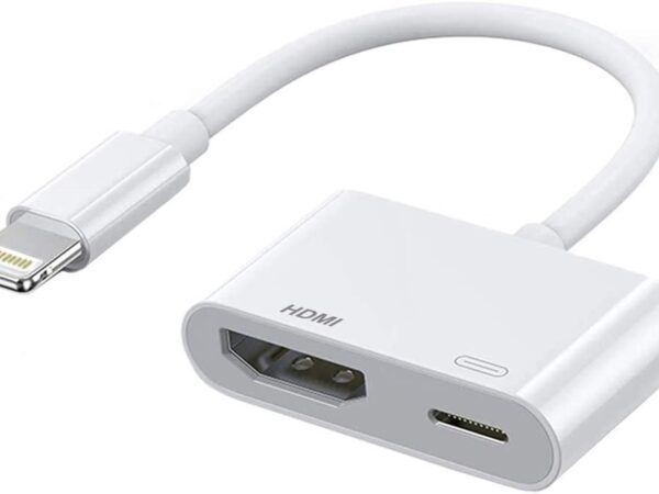 Преходник Lightning към HDMI, Digital AV adapter, Преходник за iPhone, iPad, iPod с Lightning