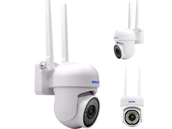 Външна безжична IP камера ESCAM, Модел PVR007, FHD, 1080P, H.265, 3 Megapixel, WIFI, Водоустойчива