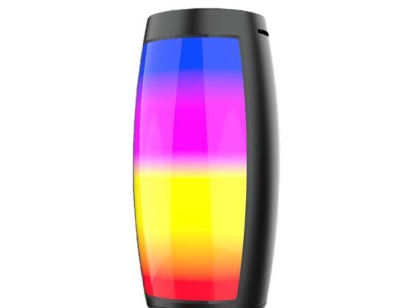 Преносима LED тонколона ZQS1202, Bluetooth, Micro SD, USB, FM радио, LED светлина